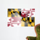 Map of Maryland Wall Mural