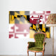 Map of Maryland Wall Mural