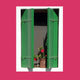 Sunny Colorful Window Italy