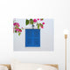 Vintage Blue Windows Wall
