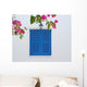 Vintage Blue Windows Wall
