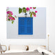 Vintage Blue Windows Wall