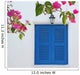 Vintage Blue Windows Wall