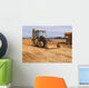bulldozer at a construction site Wall Mural