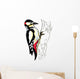 Woodpecker Wall Decal