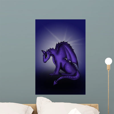 Dragon Violet shown on a wall
