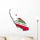 Map of California Wall Decal