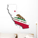 Map of California Wall Decal