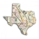 Map Texas Wall Mural