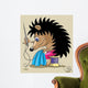 The hedgehog is a tailor Wall Decal