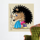 The hedgehog is a tailor Wall Decal