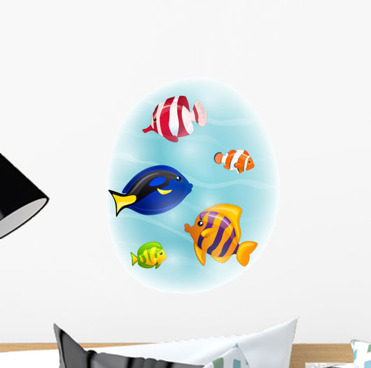 Vector Illustration Colorful Ornamental Wall Decal