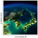 Night Earth Piece Asia