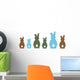 Rabbits Wall Mural