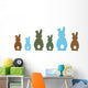 Rabbits Wall Mural