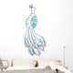 Peacock Wall Mural