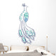 Peacock Wall Mural