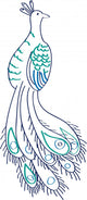 Peacock Wall Mural