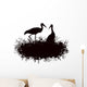 Stork Nest Wall Decal