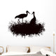 Stork Nest Wall Decal