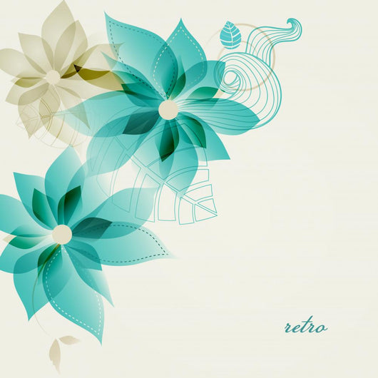 Retro Floral Vector