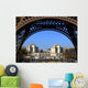 Below Eiffel Tower Wall Mural