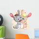 Hares Love Wall Decal