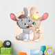 hares in love Wall Decal