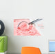 Strawberry Ice Cream Wall Mural
