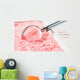Strawberry Ice Cream Wall Mural