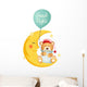 Good Night Teddy Bear Wall Mural
