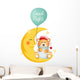 Good Night Teddy Bear Wall Mural