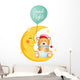 Good Night Teddy Bear Wall Mural