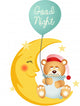 Good Night Teddy Bear Wall Mural