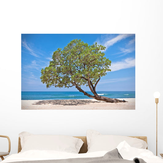 Lonely Tree Beach Wall Mural