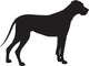 Great Dane Silhouette Wall Decal