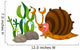 Illustration of Snail Wall Decal