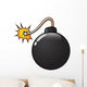 Funny Bomb Wall Decal
