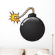 Funny Bomb Wall Decal