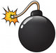Funny Bomb Wall Decal