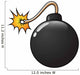 Funny Bomb Wall Decal