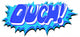 Ouch - Comic Expression Vector Text Wall Decal