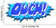Ouch - Comic Expression Vector Text Wall Decal