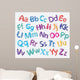 Cartoon Colorful Alphabet Wall Decal Sticker Set