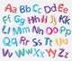 Cartoon Colorful Alphabet Wall Decal Sticker Set