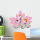 Girls with a worm Wall Decal