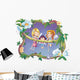 fairy girls playing Wall Decal