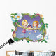 fairy girls playing Wall Decal
