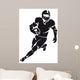 American Football Player Silhouette