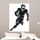 American Football Player Silhouette